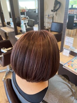 バズヘアー 土浦店(BaZu hair)の写真/【天然由来成分配合のオーガニックカラー☆】髪や頭皮へのダメージを最小限に抑え、理想のカラーへ！