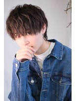 ネクストフォーヘアー(NEXT for hair)&nbsp;マッシュウルフ　波巻き　メンズマッシュ