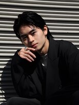 バース 梅田中崎町店(BIRTH)&nbsp;ニュアンスパーマセンターパートワンカールパーマ韓国メンズ