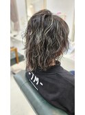 縦落ちウルフパーマ