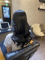 ルモ(Lumo)&nbsp;【MIHO】ブリーチなしブルーブラック×ロング