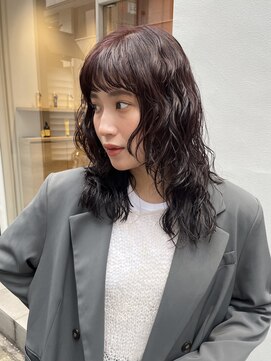 メルト 西梅田店(melt) #レイヤーパーマ　＃ミディアムパーマ