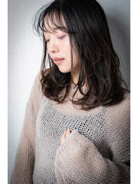 カバーヘア ブリス 大宮西口(COVER HAIR bliss) ウェットヘアレイヤーカットウェーブミディアムｗ大宮20代30代