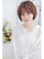 エイトサロン 八潮(8salon)&nbsp;八潮/髪質改善/アプリコットオレンジ☆ふんわりボブパーマK