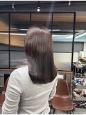シンプルなのに洗練された透明感カラー／髪質改善トリートメント