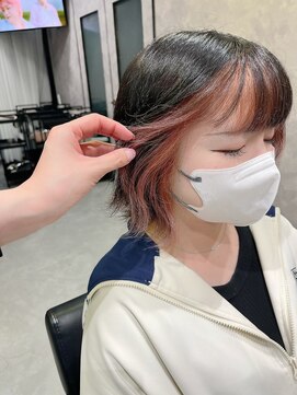 メゾンセブンルックス 宇都宮簗瀬店(Maison 7LOOKS) フェイスフレーミング！ピンク！<いとう>