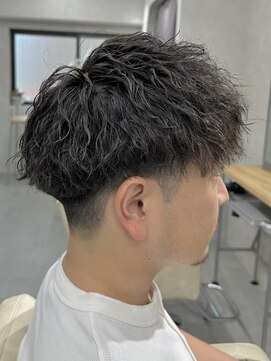 メンズ ラ ジェム(men's la gemme) ツイストスパイラル×波巻きパーママッシュヘア10代20代30代◎