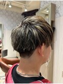 ミントアッシュグレージュカラーくすみカラー細めハイライト