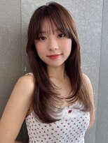 ロンドガーネット 池袋(Lond garnet)&nbsp;暗めカラー/韓国風巻き/レイヤーカット/髪質改善/縮毛矯正/池袋