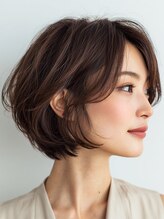 ステラ 越谷店(STELLA)&nbsp;くびれショートボブ×ダークブラウン［越谷］