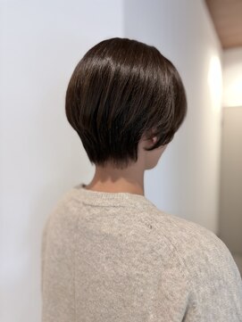 キレイめショート×アッシュカラー