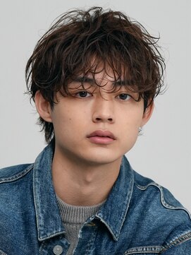 フィフス 原宿(fifth) 原宿シャドウパーマルーズパーマメンズカットラウンドマッシュ