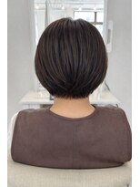 サイクル(CYCLE)&nbsp;着物ヘア/大人ガーリー/ダークアッシュ/似合わせカット/伊勢崎