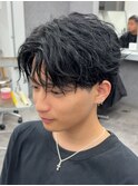 センターパート/ニュアンスパーマ/ダウンパーマ/men's
