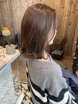 ウィーク 梅田(UiiC) こなれミディ 大人ボブ uiic umeda 白井舞美