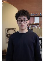 エディ(Edy)&nbsp;メンズスパイキーショート刈り上げツイストピンパーマ眉毛カット