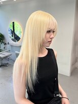 ソル ジングウマエ(SOL JINGUMAE)&nbsp;表参道ハイトーンカラーシルバーホワイトブロンドブリーチ2回