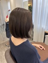 ウイ バイ ファースト 北四番丁店(u'i by first)&nbsp;アッシュブラウン×切りっぱなしボブ