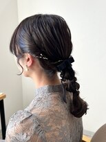 ランガリ ヘアアンドスパ(Rangali Hair&Spa) 編み下ろしアレンジ