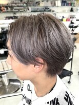 ラ ルーナ アレックス 神戸北町店(la luna alex)&nbsp;メンズセンターパート×グレージュカラー