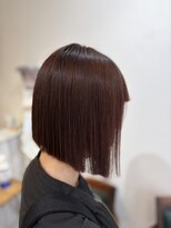 ル ジャルダン 戸塚店(le jardin)&nbsp;縮毛矯正で艶とまとまりを叶える大人の切りっぱなしボブ