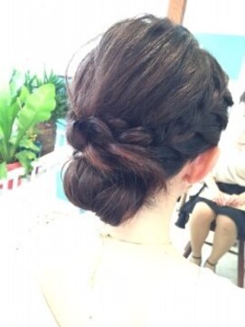 ロカット サロン(Roquat Salon) 浴衣おだんごアレンジ【ヘアセット　立川/立川南/八王子】