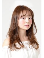 アース 四ツ谷店(HAIR&MAKE EARTH) 透けバングのセミウエットストレート【EARTH四ッ谷】