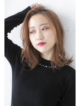 プライズ 池袋店(prize) ミディアムレイヤーヘアミディゆる巻き