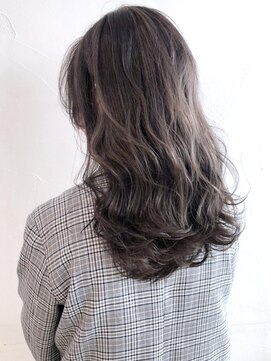 アイティー バイ アルバム 浦和店(IT by ALBUM) モカロング_セミウェットウェーブオリーブカラー_ba305592