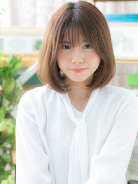 カバーヘア ブリス 上尾西口店(COVER HAIR bliss) 大人かわいいインナーカラー韓国風小顔ボブb上尾20代30代40代