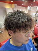 ツイストスパイラル+メンズミニウルフ
