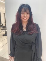 ギグスダブル 栄久屋大通店(gigs double)&nbsp;グラデーションカラー/ダークピンク