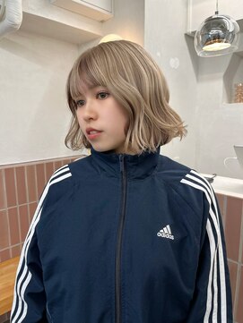 プネル 渋谷(PUNEL) ブロンド/ベージュ/ ブリーチカラー/ケアブリーチ/ブリーチ