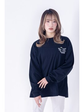 ブリング バイ スノードロップ 吉祥寺(BRING by Snowdrop) 黒髪/グレーベージュ/レイヤーロング/前髪パーマ/吉祥寺