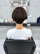 エンディアリング 東銀座(Endearing)&nbsp;黒髪/グレーベージュ/レイヤーロング/前髪パーマ/銀座/東銀座