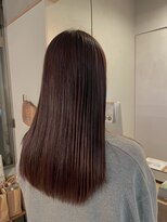 シー 岡崎(,SHE)&nbsp;前髪/ウルフ/マチルダボブ/ピンクベージュ/インナーグレージュ