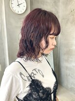 テトヘアー(teto hair)&nbsp;ミディアムボブウェーブパーマ　くるくる　スパイラル