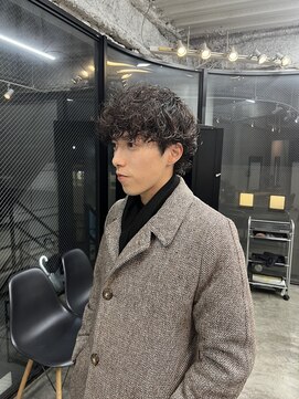 スレイ 西宮(SLAY) 波巻きハイライトアップバングツーブロックマッシュ