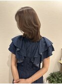 【飾磨/姫路】ストレートアイロンで簡単レイヤーカット/ベージュ
