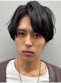 ビジネス 爽やか ニュアンスパーマ　ナチュラル 好感度ヘア