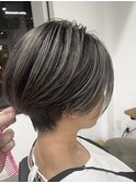 ハンサムショート×バレイヤージュ