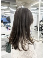 ブラウン(Brown)&nbsp;白髪ぼかしハイライトカラー★髪質改善カラー