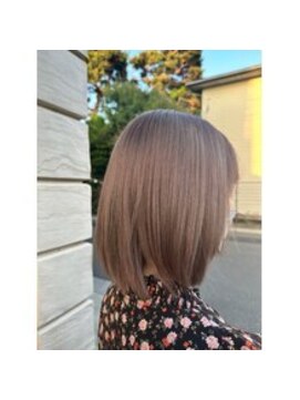 オレロ 国立(olelo) 暗めカラー/グランマッシュ/デザインカラー/フェザーパーマ/国立