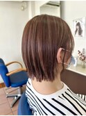 春カラーボブ