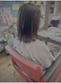 外ハネスタイル