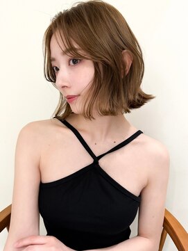ゴカン バイ ジル ブラン 名古屋(Gokan by JIL BLAN) ハイライトバレイヤージュダブルカラーショートカット30代40代