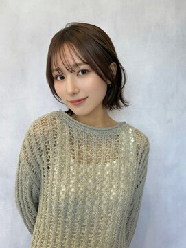 タブーセントラル(TABOO Central) くびれボブ/ブラウンカラー/髪質改善カラー/久屋大通美容室