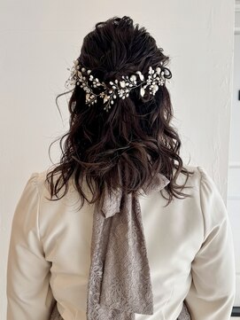 ケシキ大名(keshiki) 華やかハーフアップ/YUKA keshiki大名