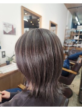 ロッソ ヘアアンドスパ 北千住店(Rosso Hair&SPA) ハイライト×ウルフスタイル【北千住】