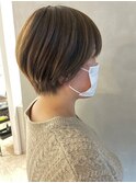 すっきり美人見え!くびれショートボブ♪